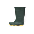 PVC botas de lluvia (Blackish verde superior / amarillo Sole)